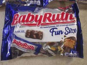 lot 337 image: (B-3) 3 Bags Fun Size Baby Ruth Candy Bars Best by May 2024