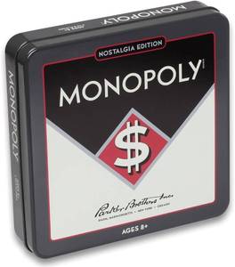 lot 132 image: NEW WS Game Company Monopoly Nostalgia Edition in Collectible Tin