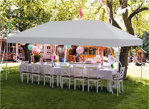 lot 82 image: NEW Members Mark Easylift 10 x 20 Instant Canopy - White