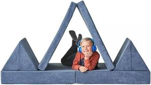 lot 85 image: NEW Members Mark Kids Explorer Sofa, Denim