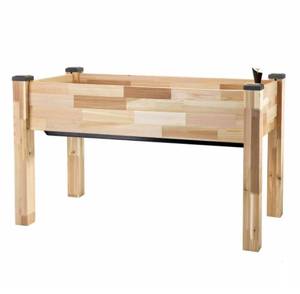 lot 92 image: NEW CedarCraft Self-Watering Elevated Cedar Planter
