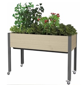 lot 93 image: NEW CedarCraft Self-Watering Spruce Planter (21 x 47 x 32H) - Palmetto
