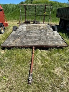 Steel Utility trailer with Ramp 8 X 10