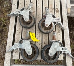 4 - Scaffolding Casters  Wheels