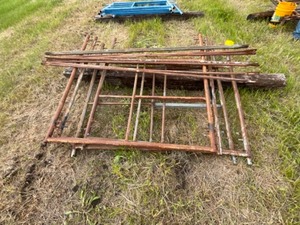 4 - Pieces Scaffolding with  X bracing