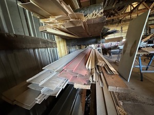 Lot of Vinal Siding Parts