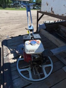 24 Float Pan  Wall Hugger with Honda GX120 4hp