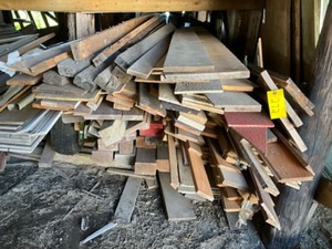 Lot of Lumber - 4 x 4, 4 x 6, Poles, Cedar, Pine, Randon Length, Random Widths some 20 Long