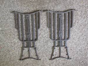 (DLR) Pair of Vintage Cast Iron Le...