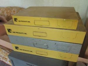 (DLR) 4 Metal Small Parts Tray Org...