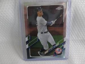 2021 Topps Chrome Aaron Judge Card...