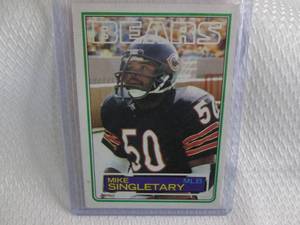 1983 Topps Mike Singletary Rookie C...