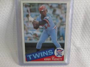 1985 Topps Kirby Puckett Rookie Car...
