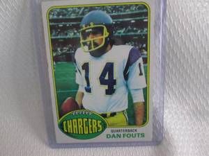 1976 Topps Dan Fouts Card...