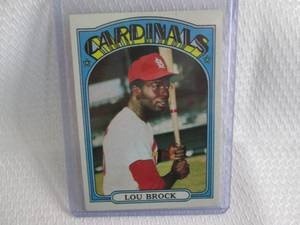 1972 Topps Lou Brock Card...