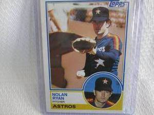 1983 Topps Nolan Ryan Card...