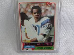 1981 Topps Kellen Winslow Rookie Ca...