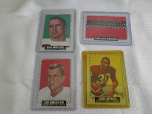 1964 Topps Football Cards...