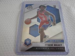 2020-21 Mosaic Tyrese Maxey Rookie ...
