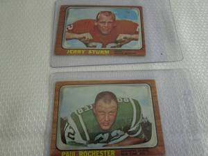 1966 Topps Jerry Sturm & Paul Roche...