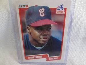 1990 Fleer Frank Thomas Rookie Card...