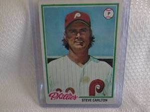 1978 Topps Steve Carlton Card...