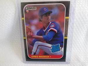 1987 Donruss Greg Maddux Rookie Car...