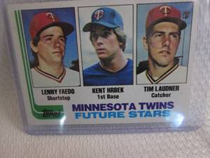 1982 Topps Kent Hrbek Rookie Card...