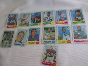 1968 Topps Football Cards...