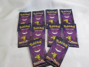 10 Pokemon Trick Or Trade Packs...