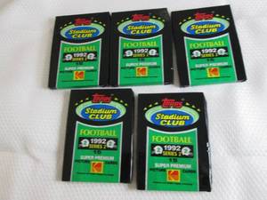 1992 Stadium Club Series 2 Football...