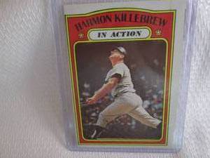 1972 Topps Harmon Kilebrew In Actio...