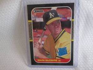 1987 Donruss Mark McGwire Rookie Ca...