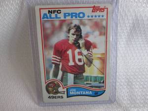 1982 Topps Joe Montana Card...