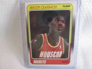 1988-89 Fleer Akeem Olajuwon Card...