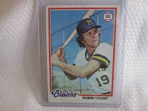 1978 Topps Robin Yount Card...