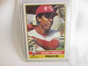 1976 Topps Tony Perez Card...