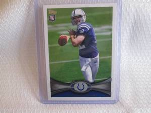 2012 Topps Andrew Luck Rookie Card...