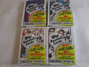 4 1989 Topps Cello Baseball Packs...