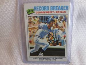 1977 Topps George Brett Record Brea...