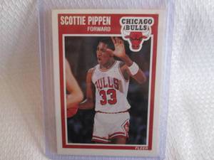 1989-90 Fleer Scottie Pippen Card...