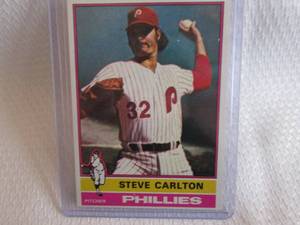 1976 Topps Steve Carlton Card...