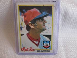 1978 Topps Carl Yastrzemski Card...