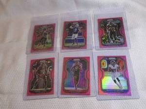 2020 Prizm Football Pink Prizm Card...