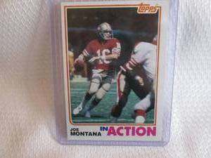 1982 Topps Joe Montana Card...