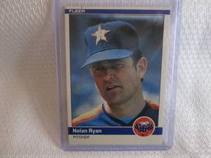 1984 Fleer Nolan Ryan Card...