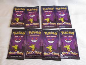8 Trick Or Trade Pokemon Packs...
