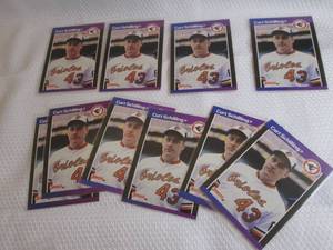 10 1989 Donruss Curt Schilling Rook...