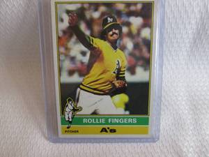 1976 Topps Rollie Fingers Card...