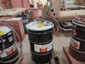 lot 44 image: Graco Pump with Spray Gun and Conta...